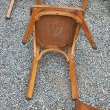 Set of 6 1950s bistro chairs