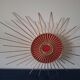 Vintage sunburst mirror