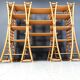 Vintage bamboo wall unit, 1970s