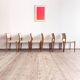 Set of 6 chairs #80 in teak by Niels O. Møller, JL Moller, Mid Century