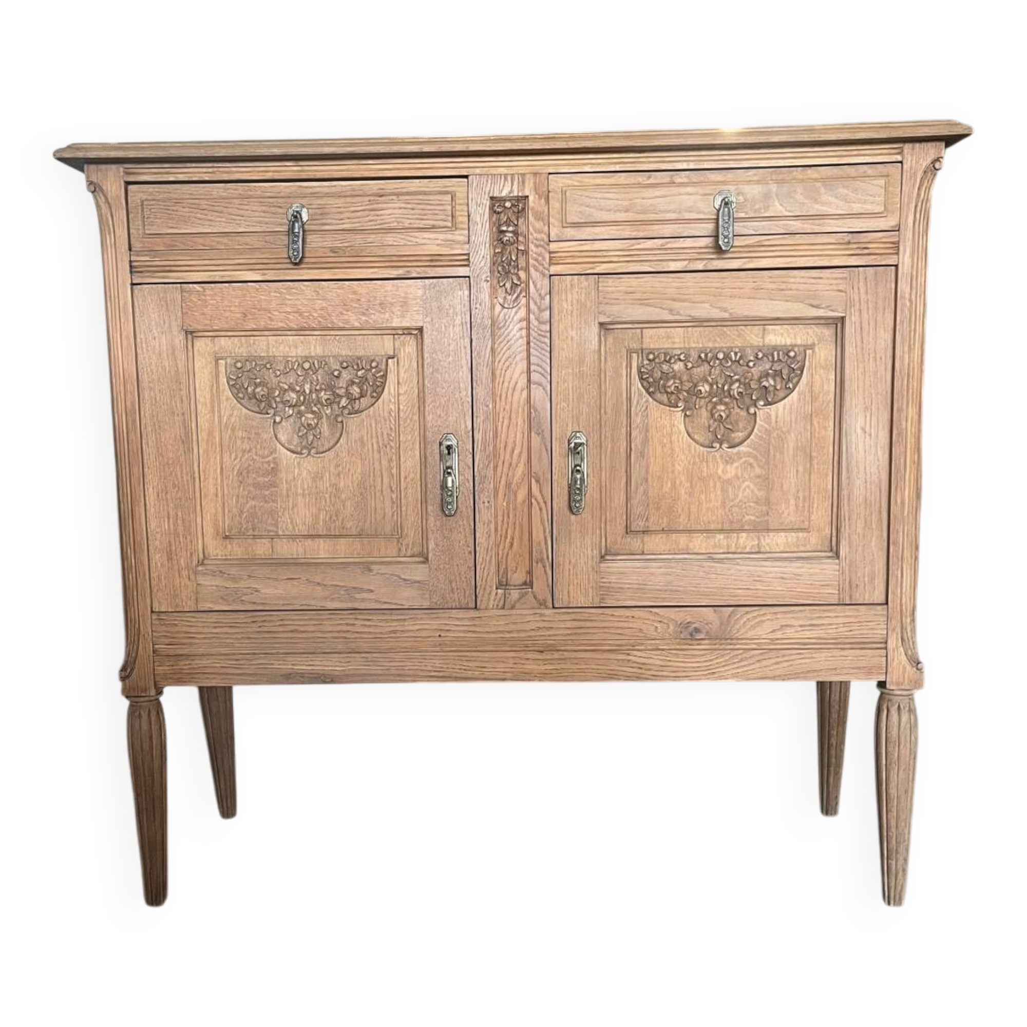 Carved oak sideboard
