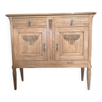 Carved oak sideboard