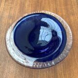 Mid-century Swedish glass bowl from Pukeberg Glass, 1960s.
