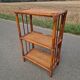 Étagère bibliothèque en rotin