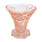 Rose pink vase, Poland, 20/30s