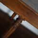 Antique oak 19th century French rustic console / drapers or side table