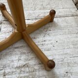 80s pine coat rack