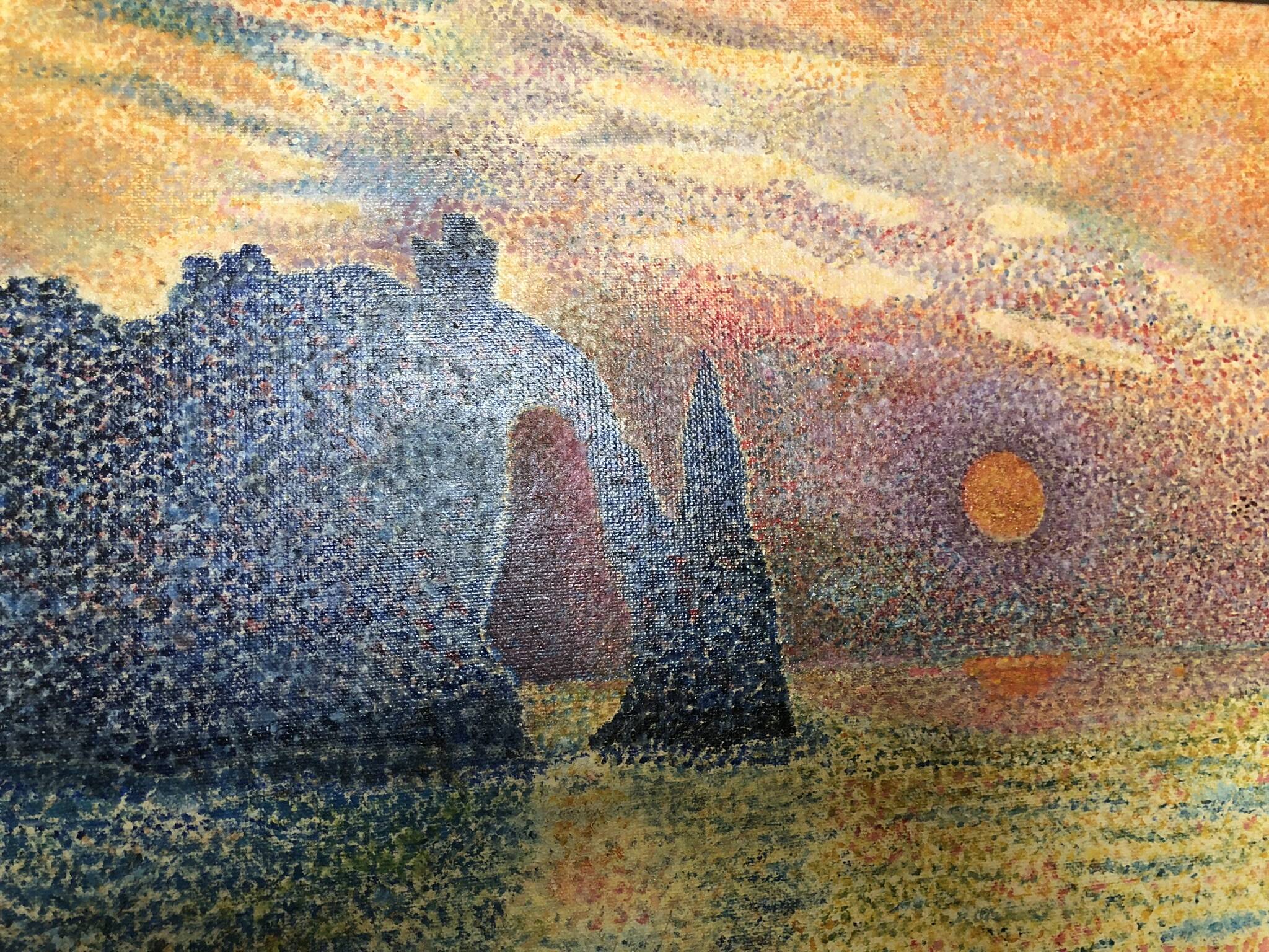 Etretat landscape painting