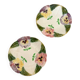 Set of two HB&Cie slip plates from Choisy le Roi circa 1880 designs