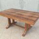 Art Deco table in walnut veneer