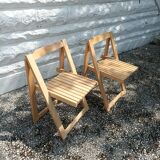 Vintage folding chairs