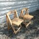 Chaises pliantes vintage