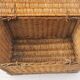 Large vintage wicker basket
