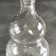 Flacon fiole de parfum en verre vintage hauteur 18 cm