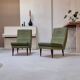 Mid-century armchairs