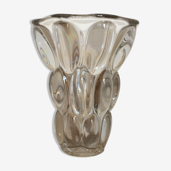 Bubbles space age Crystal vase