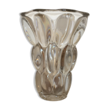 Bubbles space age Crystal vase