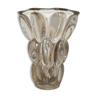 Bubbles space age Crystal vase