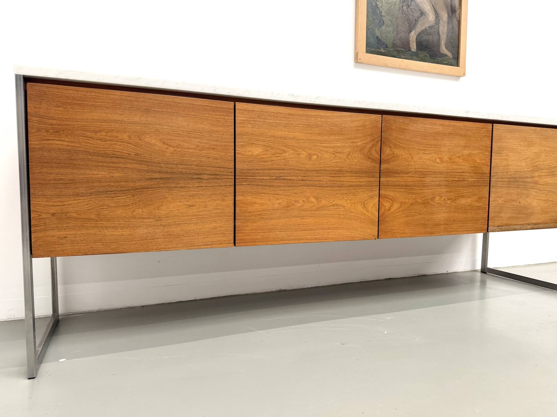Modernist enfilade by Arno, in Rio rosewood.
