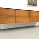 Modernist enfilade by Arno, in Rio rosewood.