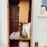 Wardrobe vintage raw wood
