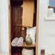 Wardrobe vintage raw wood