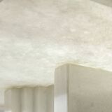 Carlo Scarpa Delfi dining table in white marble