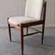Set of 4 Scandinavian teak chairs, Denmark circa 1960.