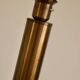 Tall Swedish brass bobbin lamps by Bergboms