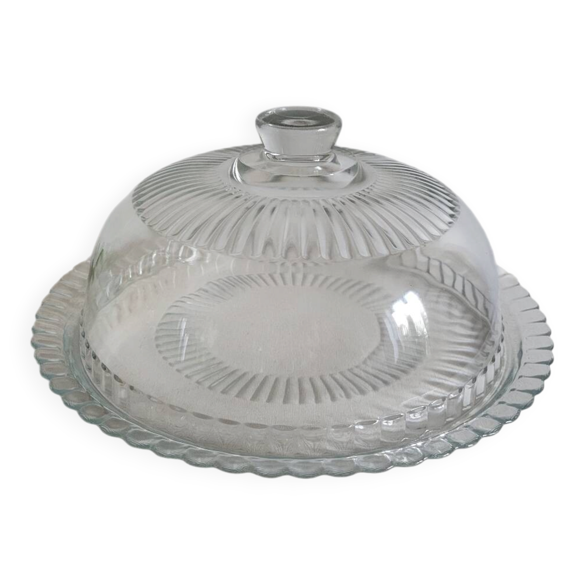 Luminarc glass cake dome