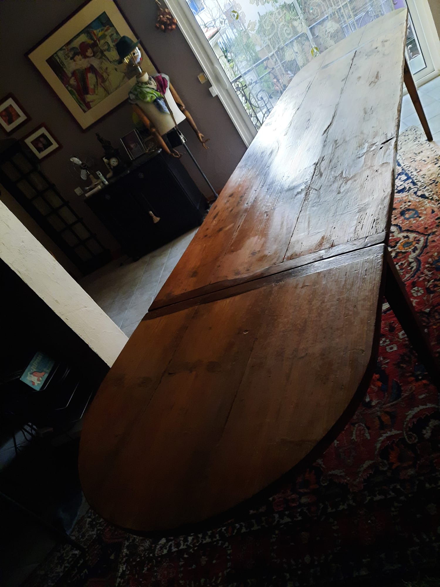 Winegrower's table with extension