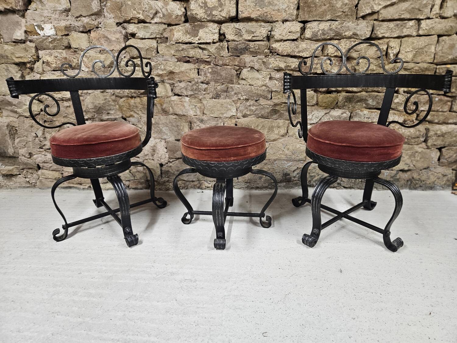 Ensemble brutaliste vintage 1970"