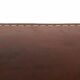 Vintage Brutalist Hide Leather and Wood with Rope Dining Chairs, Set of 2