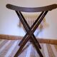 Tabouret pliant en bois , porte plante
