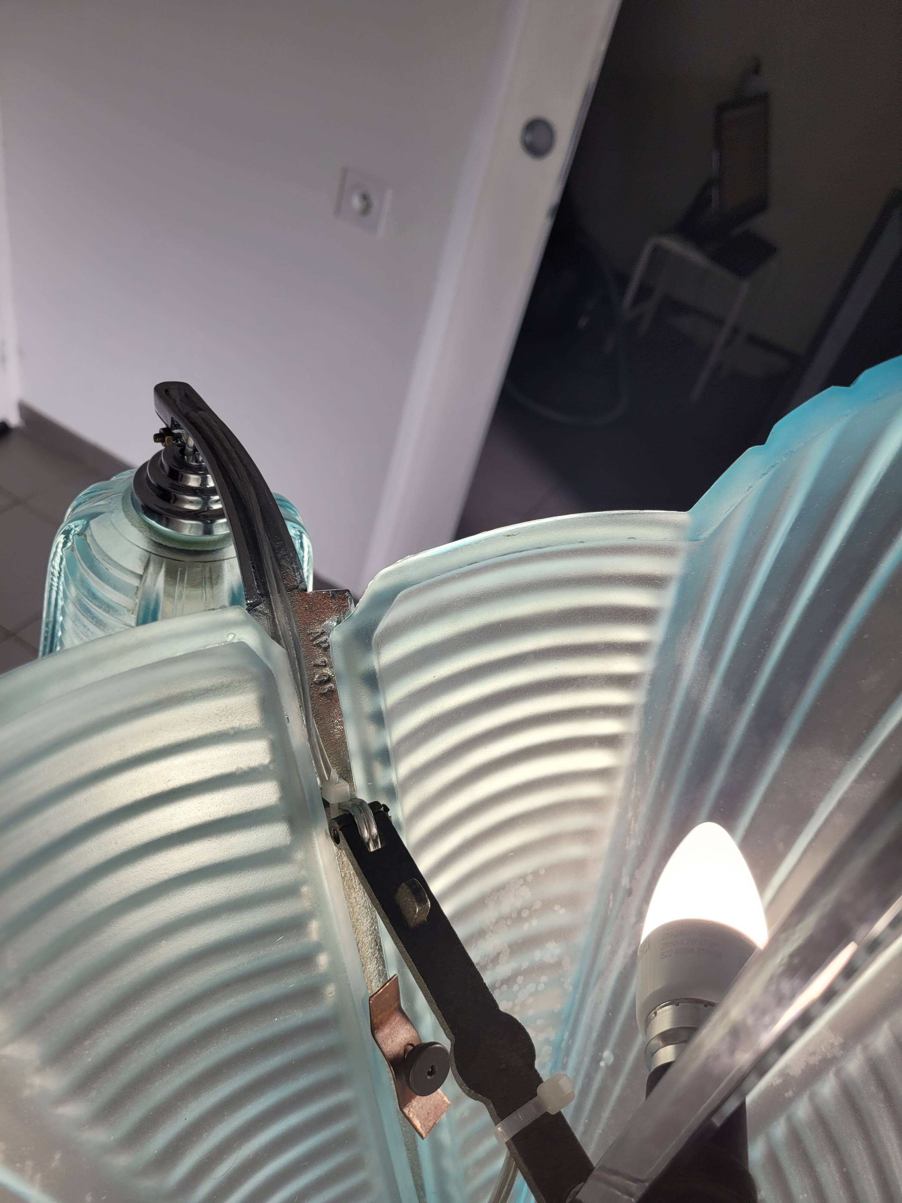 Art-Deco chandelier by Atelier Petitot