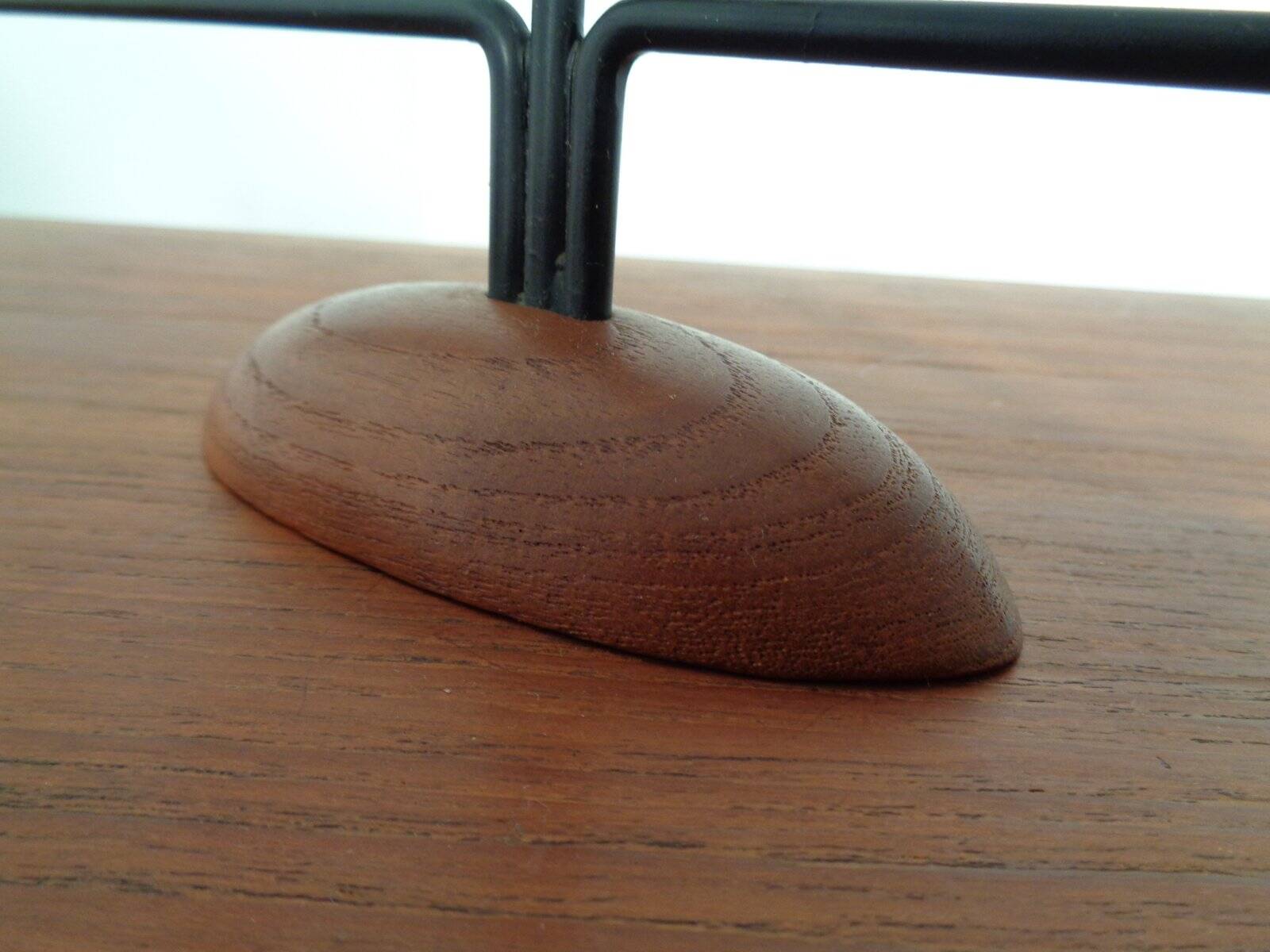 Danish Filigree Teak Candleholders, 1960s, Set of 2