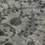 Hand-Knotted Antique Anatolian 1970s 182 cm x 288 cm Grey Carpet