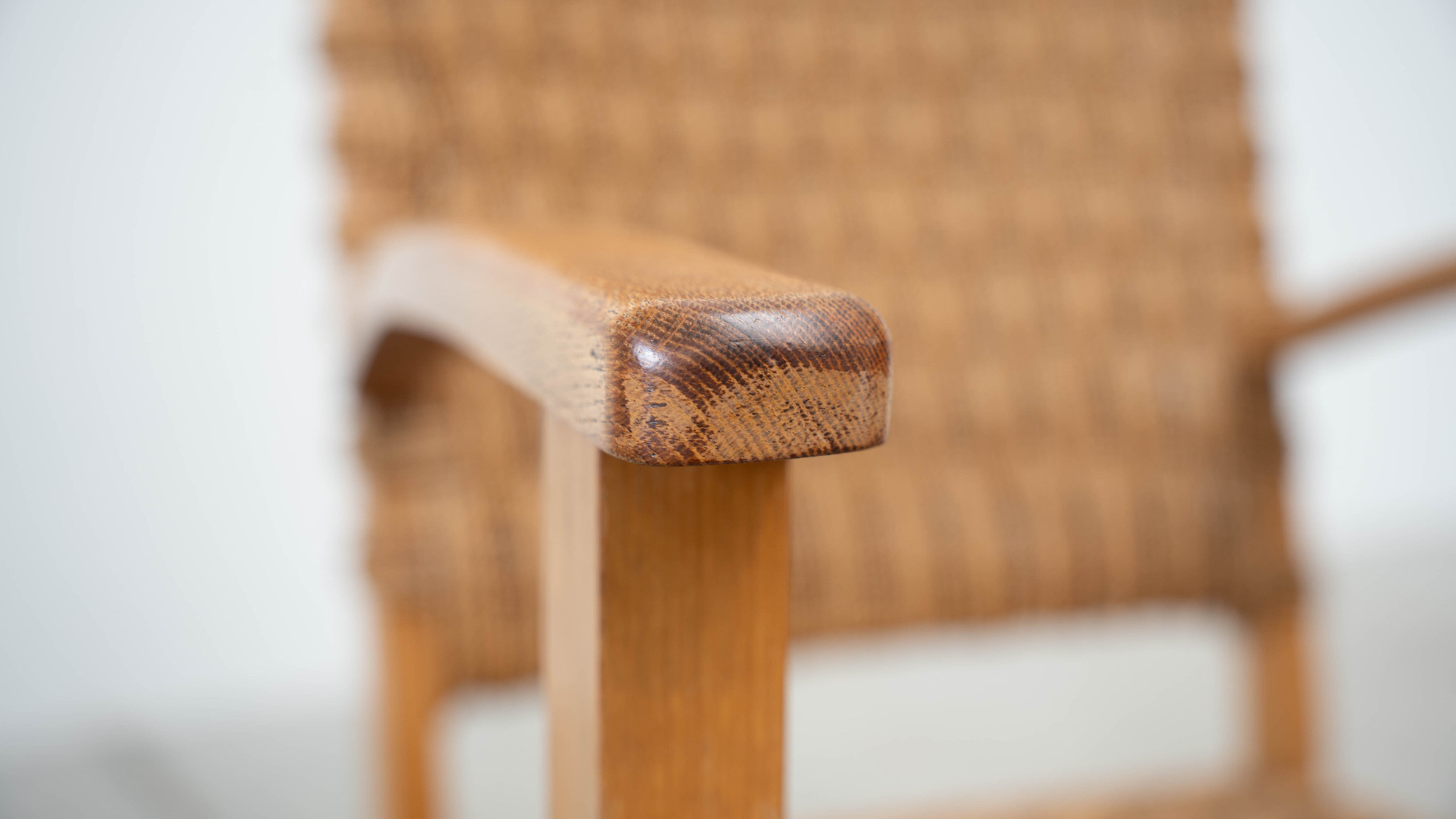 1960s Dutch cord lounge chair