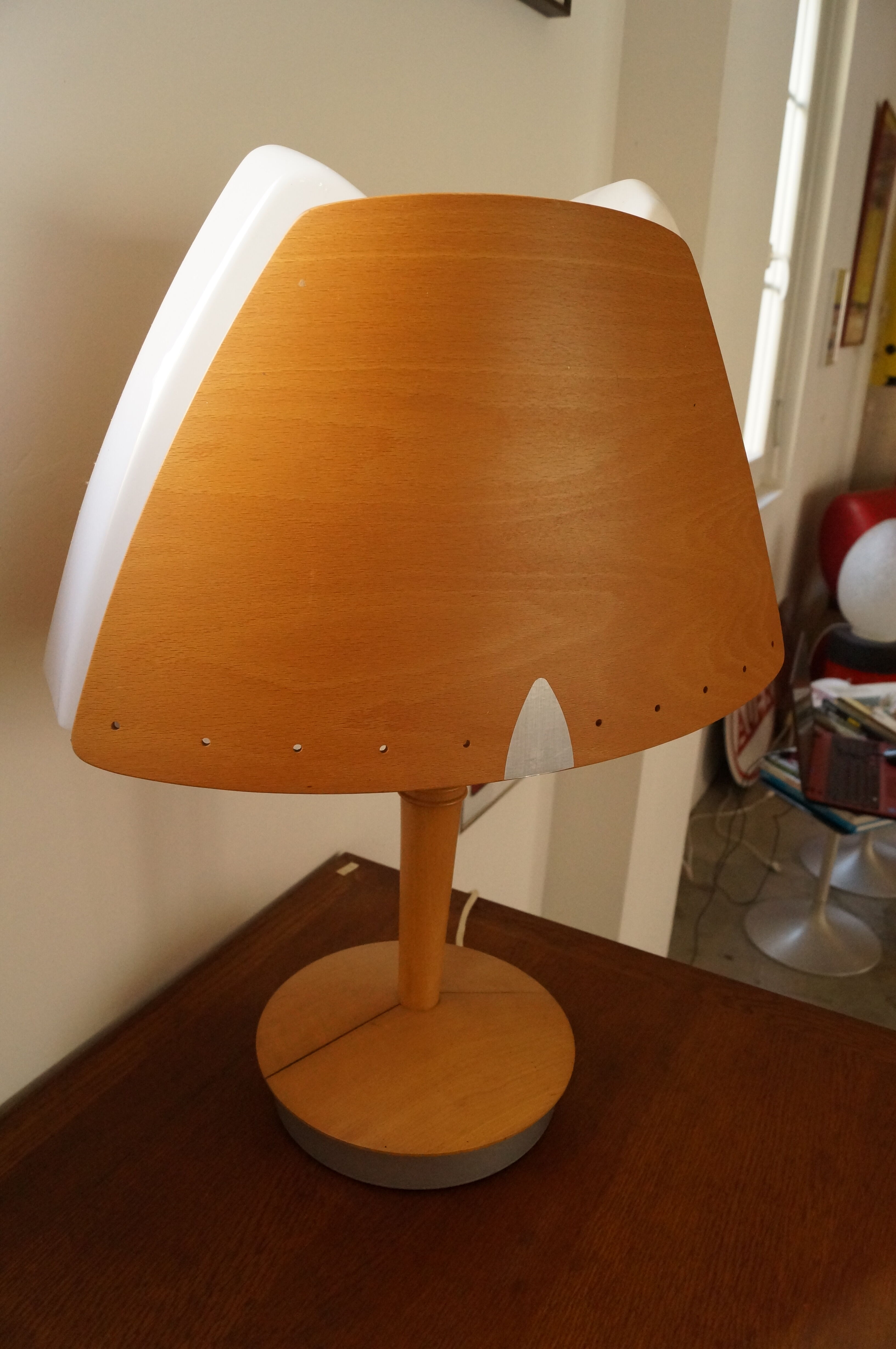 Lamp Lucid wood 1980