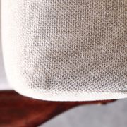 Wood armchair oryginal design by Z. Baczyk 7522 beige colour fabrics palisander wood