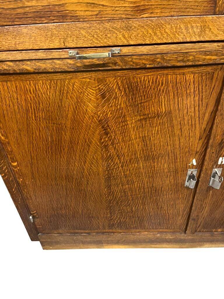XL vintage industrial display cabinet / laboratory cabinet / cupboard