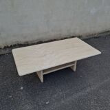 Travertine coffee table