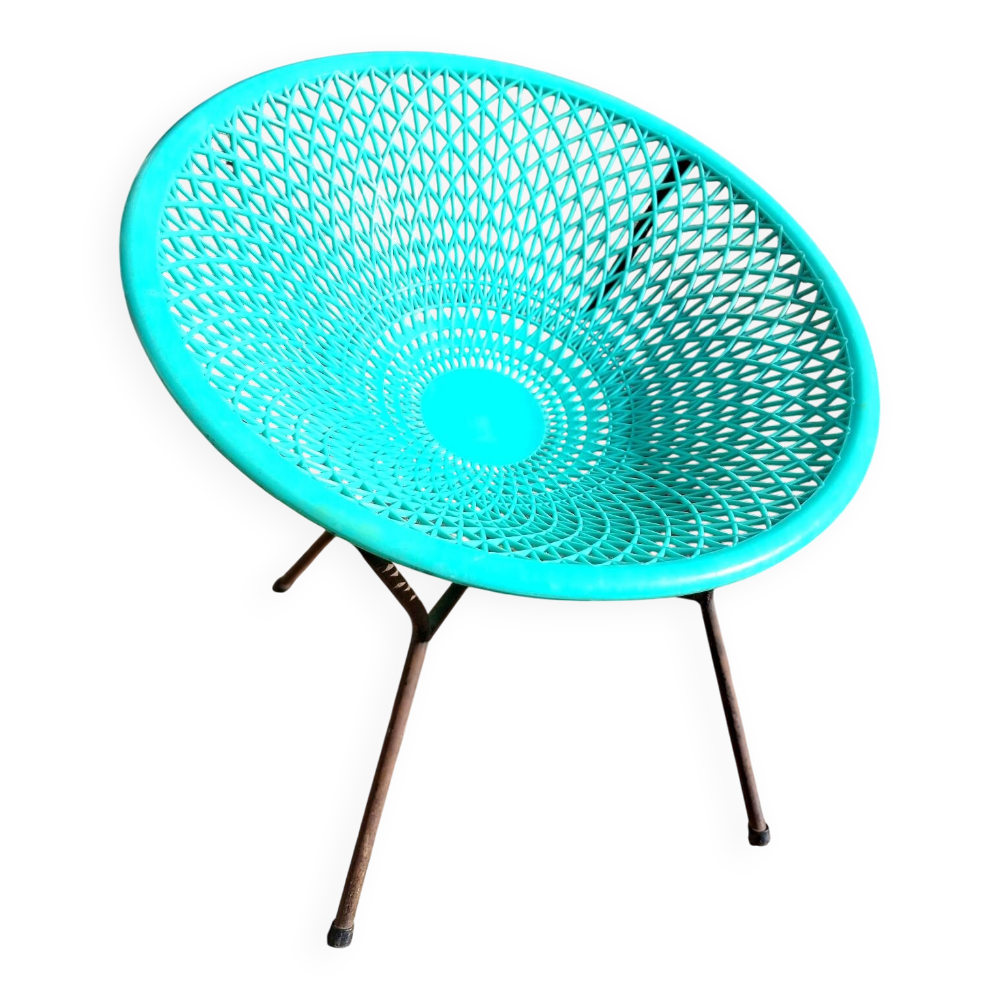 Authentic vintage seventies Fantasia armchair made in France.