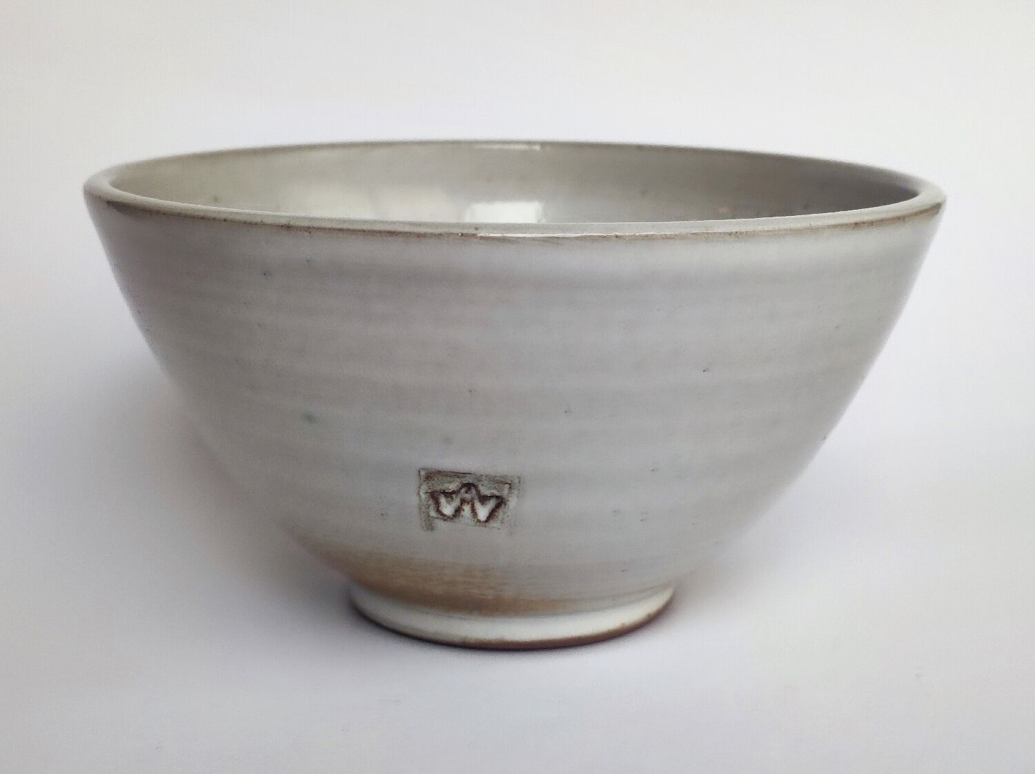Signed stoneware bowl