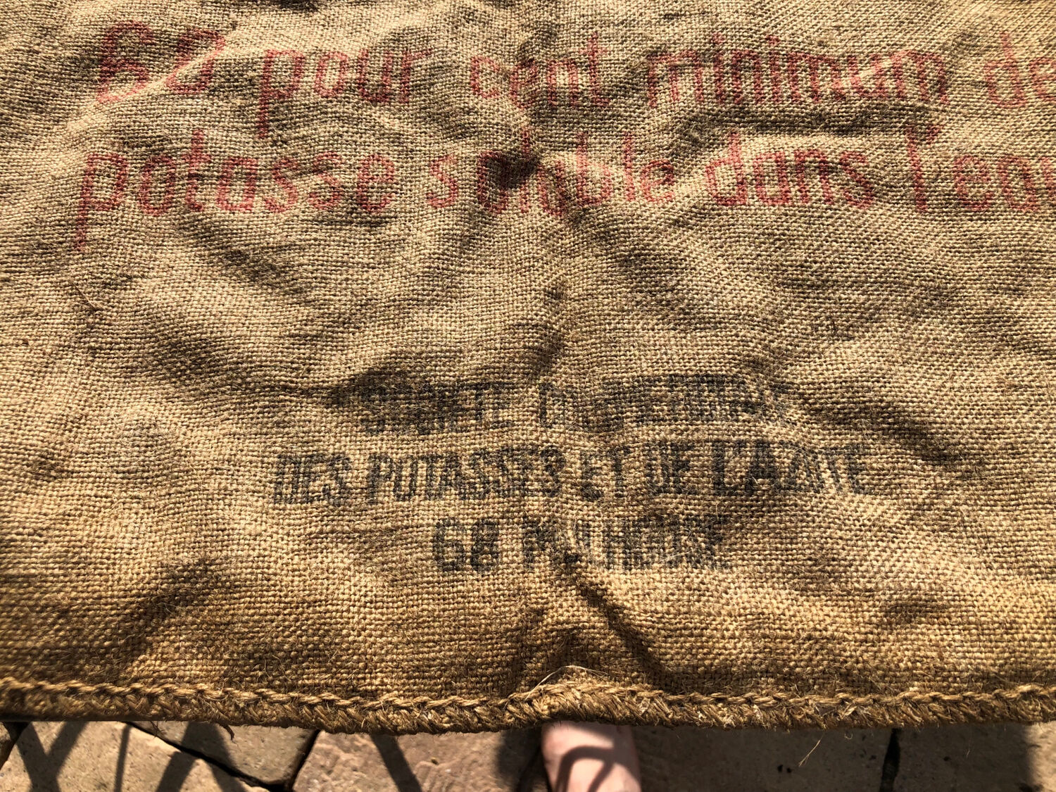Sac potasse d’Alsace