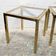 Gold side table