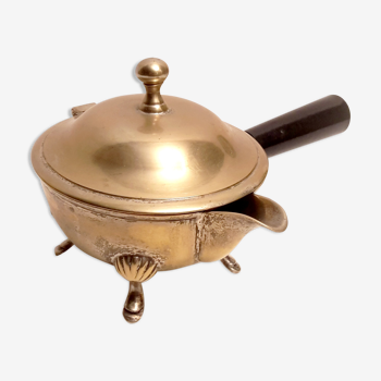 Saucière en métal désargenté