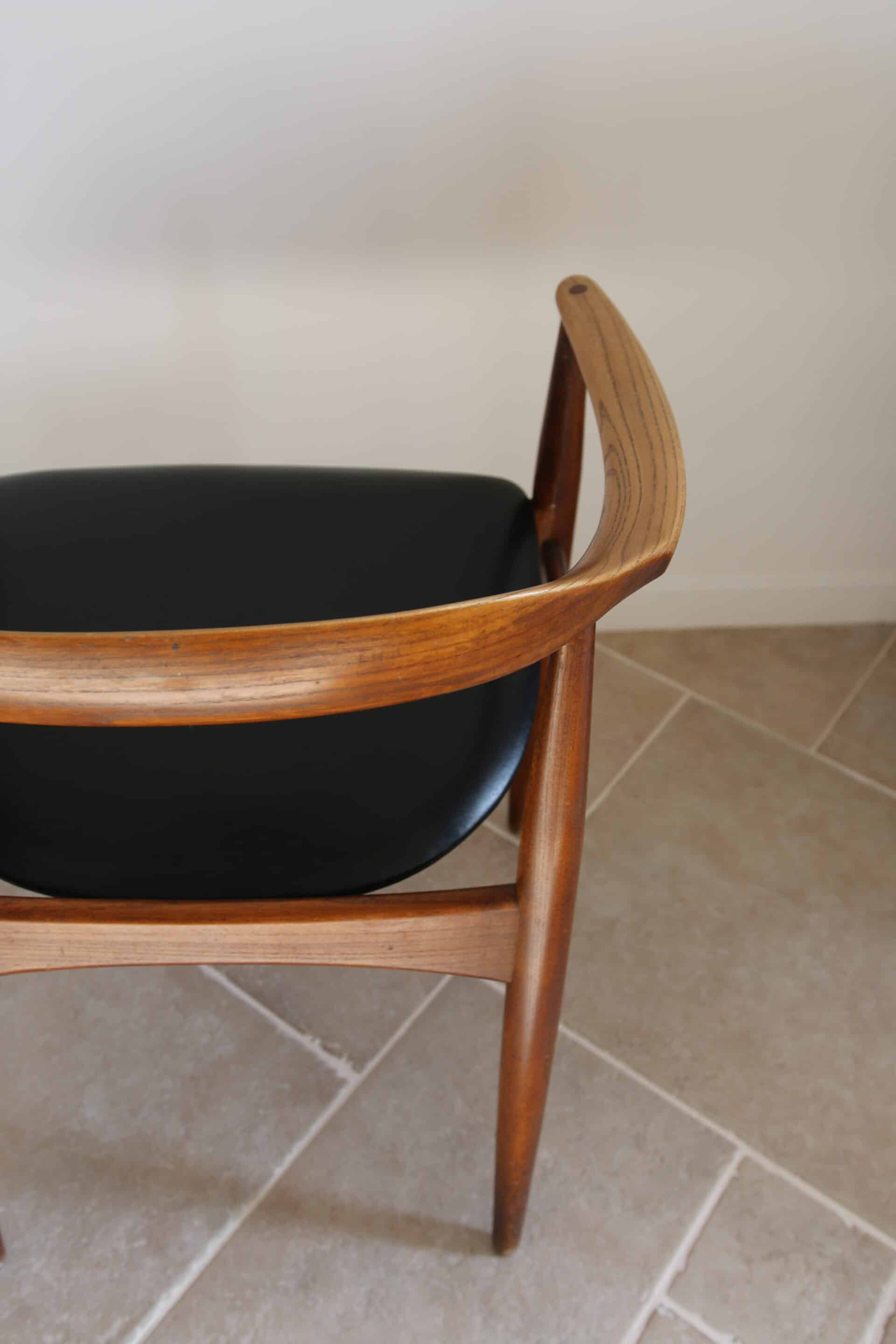 Vintage Danish armchair Neils Eilersen, "Kennedy" style, 1960s.