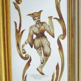 Venetian mirror with parecloses 54x45cm