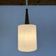 Scandinavian opaline pendant light from the 60s